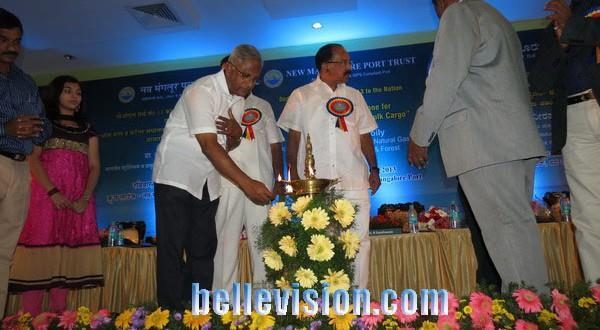 Mangalore Union Minister Veerappa Moily dedicates new POL berth at NMPT