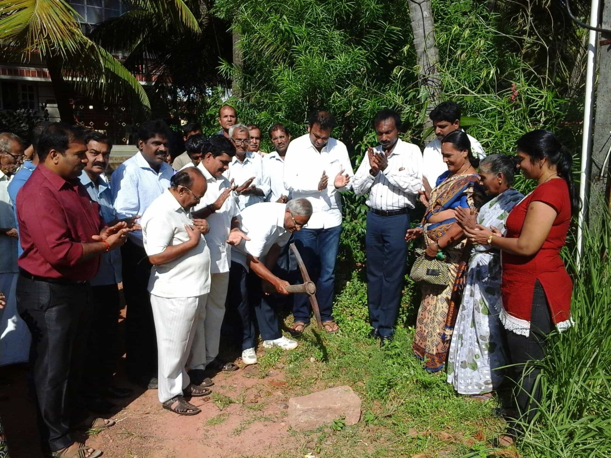Foundation stone laid for flood control works worth Rs. 25 Lakhs by J R Lobo in Mangaluru South constituency