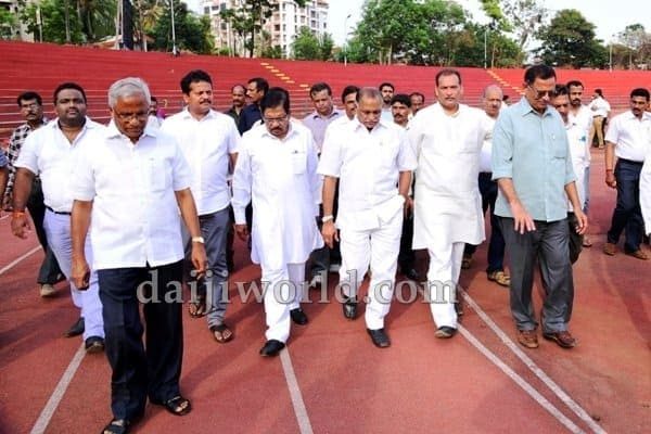 Mangaluru: Athletics Federation Cup – Parameshwar inspects Mangala Stadium