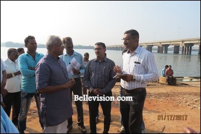 Mangaluru: MLA Lobo holds survey for proposed highway along Netravati River to Kannur