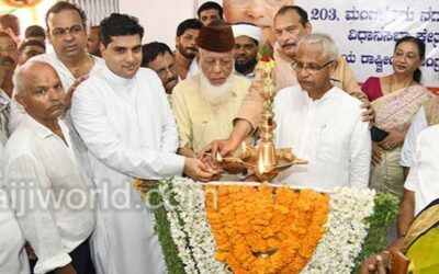 Congress’ Mangaluru South candidate J R Lobo’s election office inaugurated